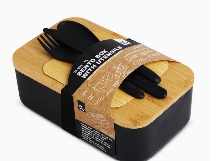 BENTO BOX W/UTENSILS 33.8OZ
