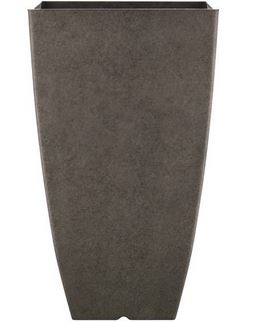 PLANTER SQ NEWLND GRY STN 21IN