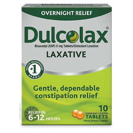 DULCOLAX LAXATIVE TABS 10'S