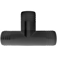 HOSE ADAP TEE 3/8" BARB BLK