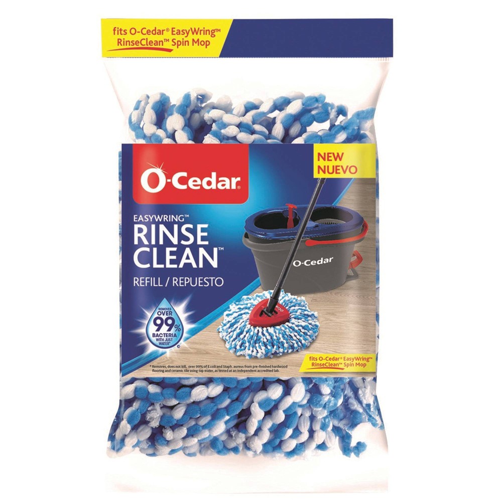 REFILL MOP SPIN RINSE CLEAN BLUE