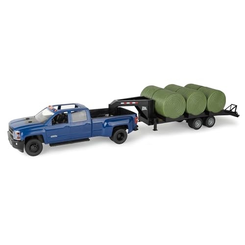 CHEVY PICKUP/TRAILER/BALES