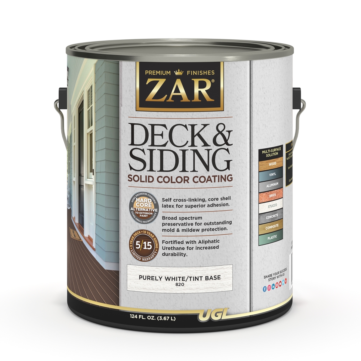 ZAR DECK&SIDING TINT DARK GAL