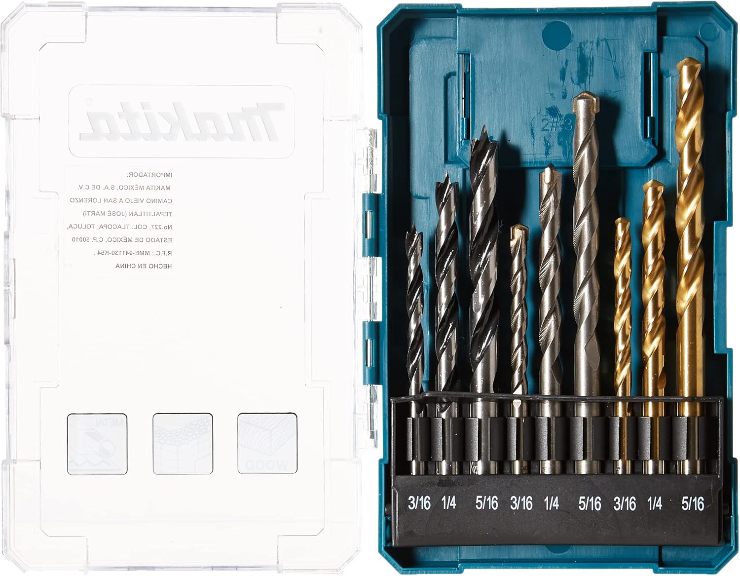 MAKITA DRILL BIT 9PCS SET