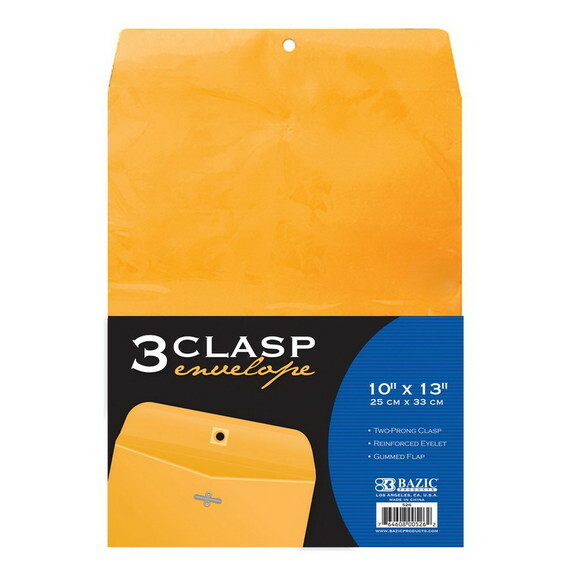 BAZIC 10"X13" CLASP ENVELOPE
