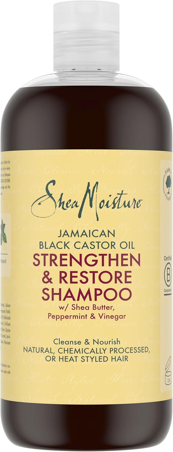 SHEA SHAMP J/BLK CASTOR OIL 13Z
