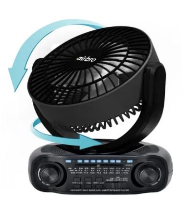 AIRBRO SOLAR FAN BTOOTH SPEAKER
