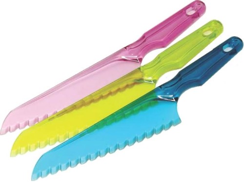Chef Craft 21697 Lettuce Knife, Plastic Blade, Assorted Handle