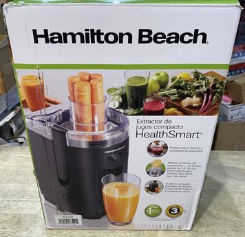 HAMILTON BEACH JUICER BLACK