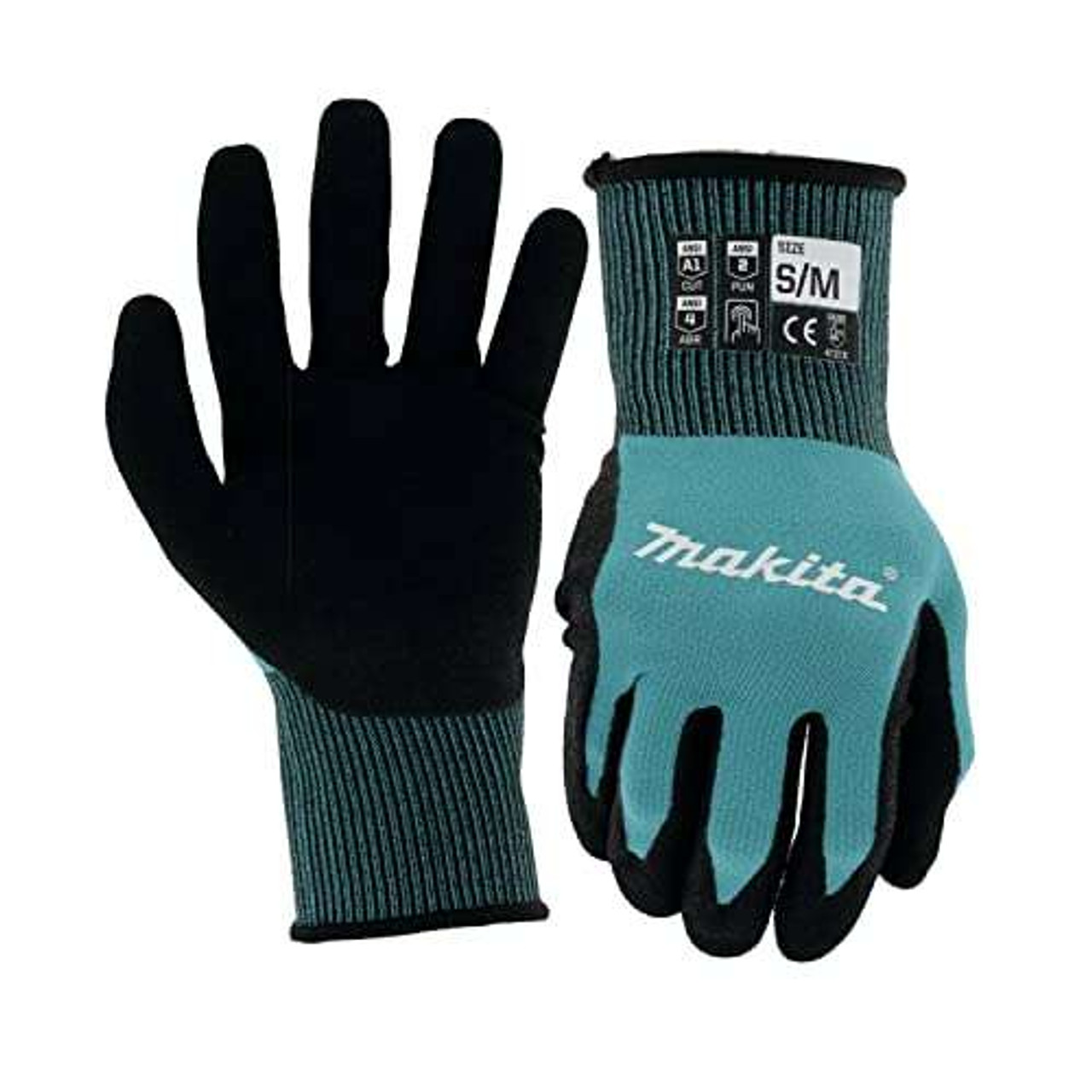 MAKITA DIPPED COATED GLOVES S/M