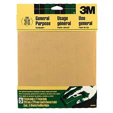 SANDPAPER AL OXIDE 9X11IN FINE