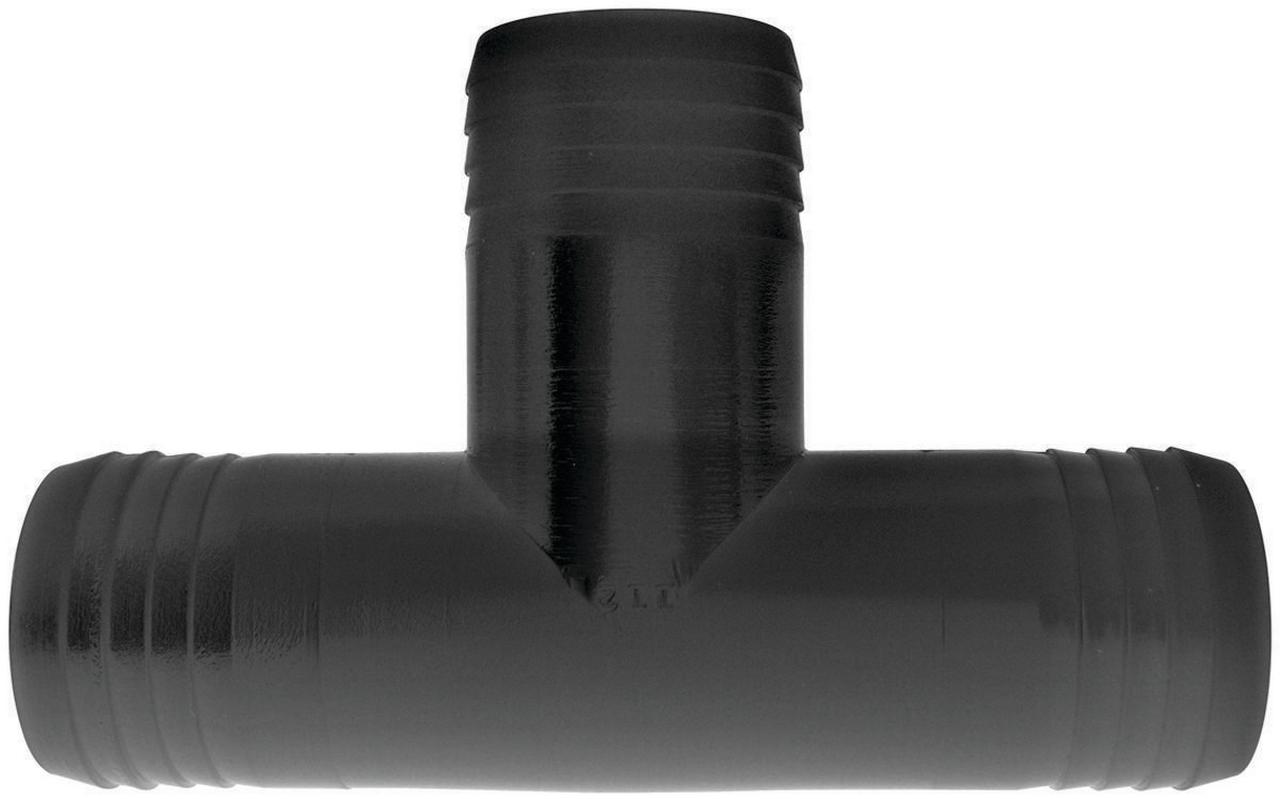 HOSE ADAPTER TEE 1" BARB BLK