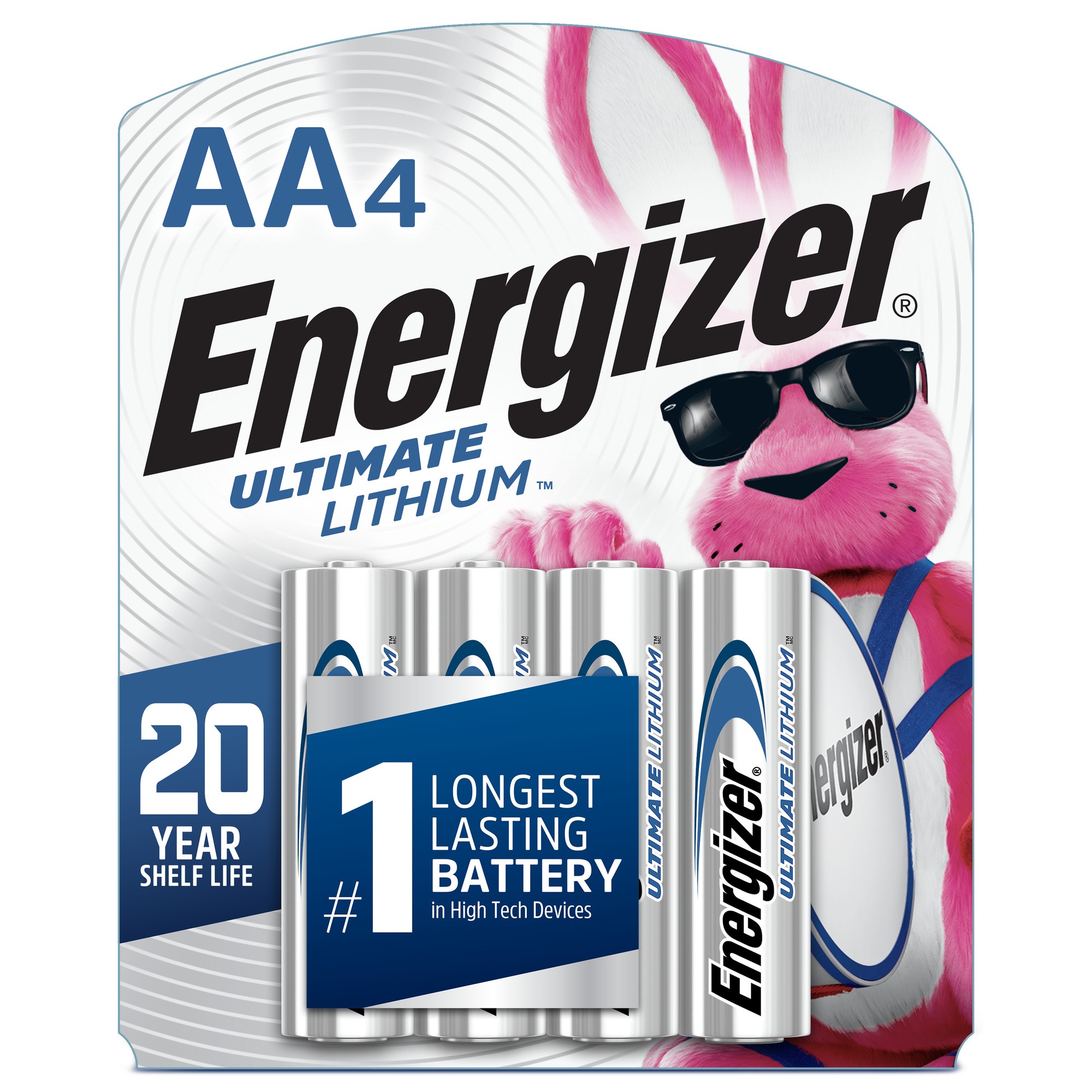 ENERGIZER BATTERY AA LITH 4PK