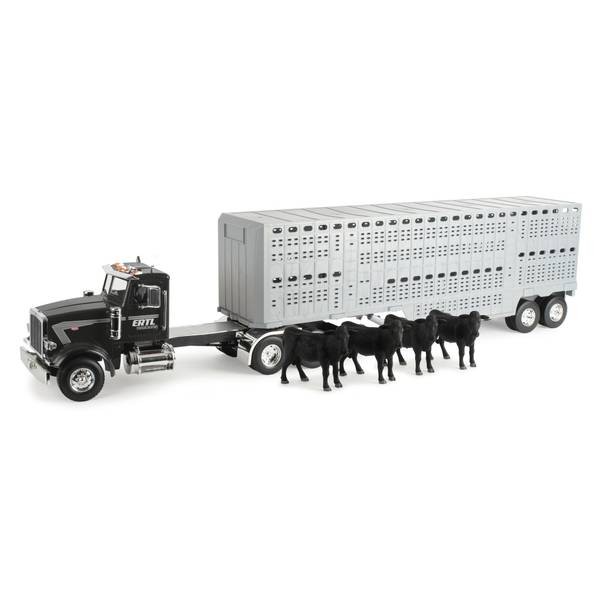 PETERBILT W/LIVESTOCK TRAILER