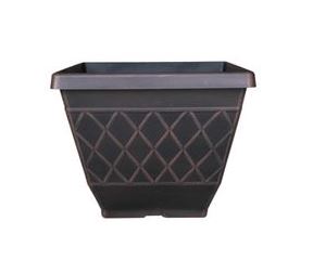 PLANTER GARDEN SQUARE 16IN