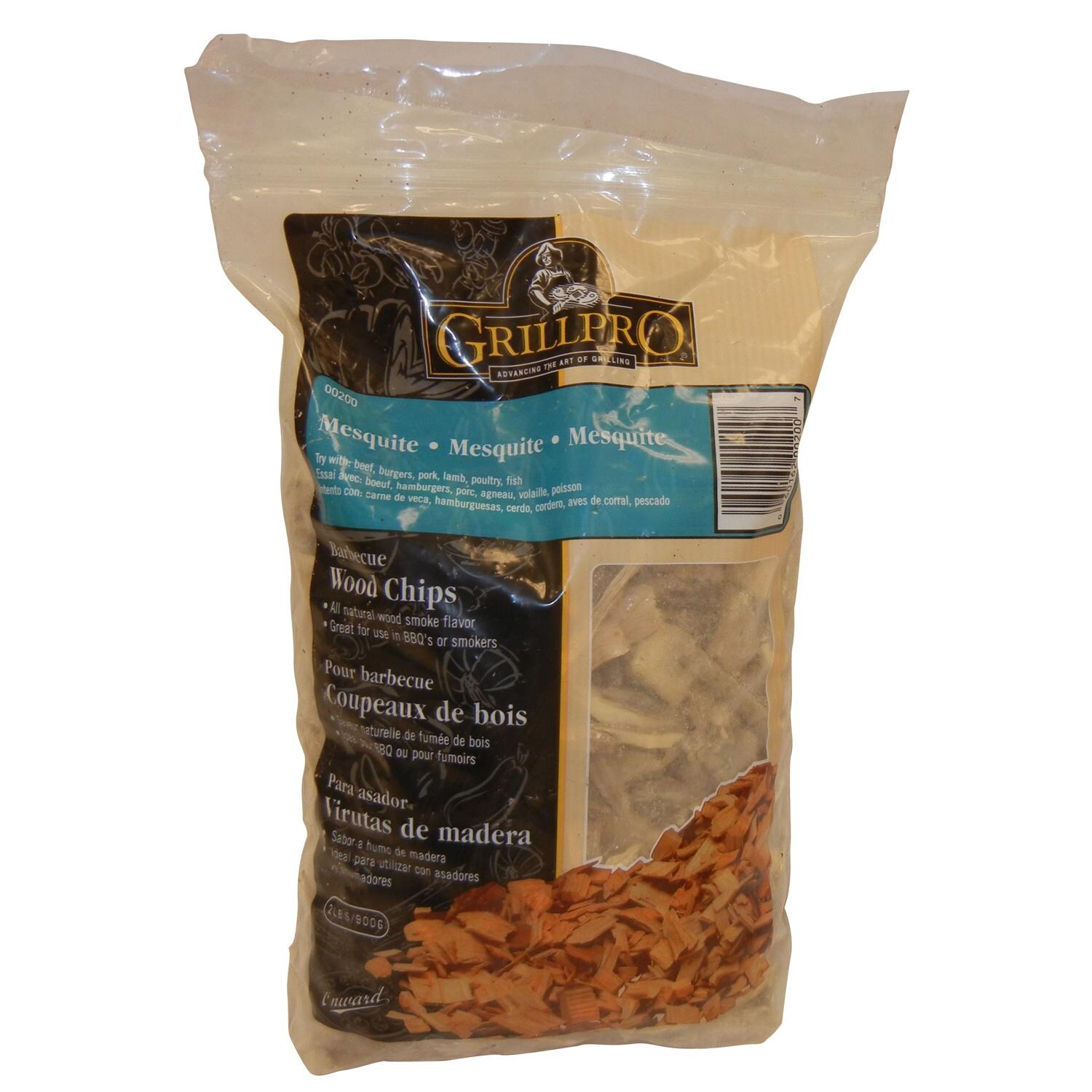 GrillPro 00200 Mesquite Wood Chips, 170 cu-in Bag