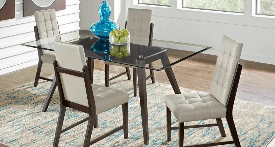 COLONIA HILLS 5PC DINING SET GRY