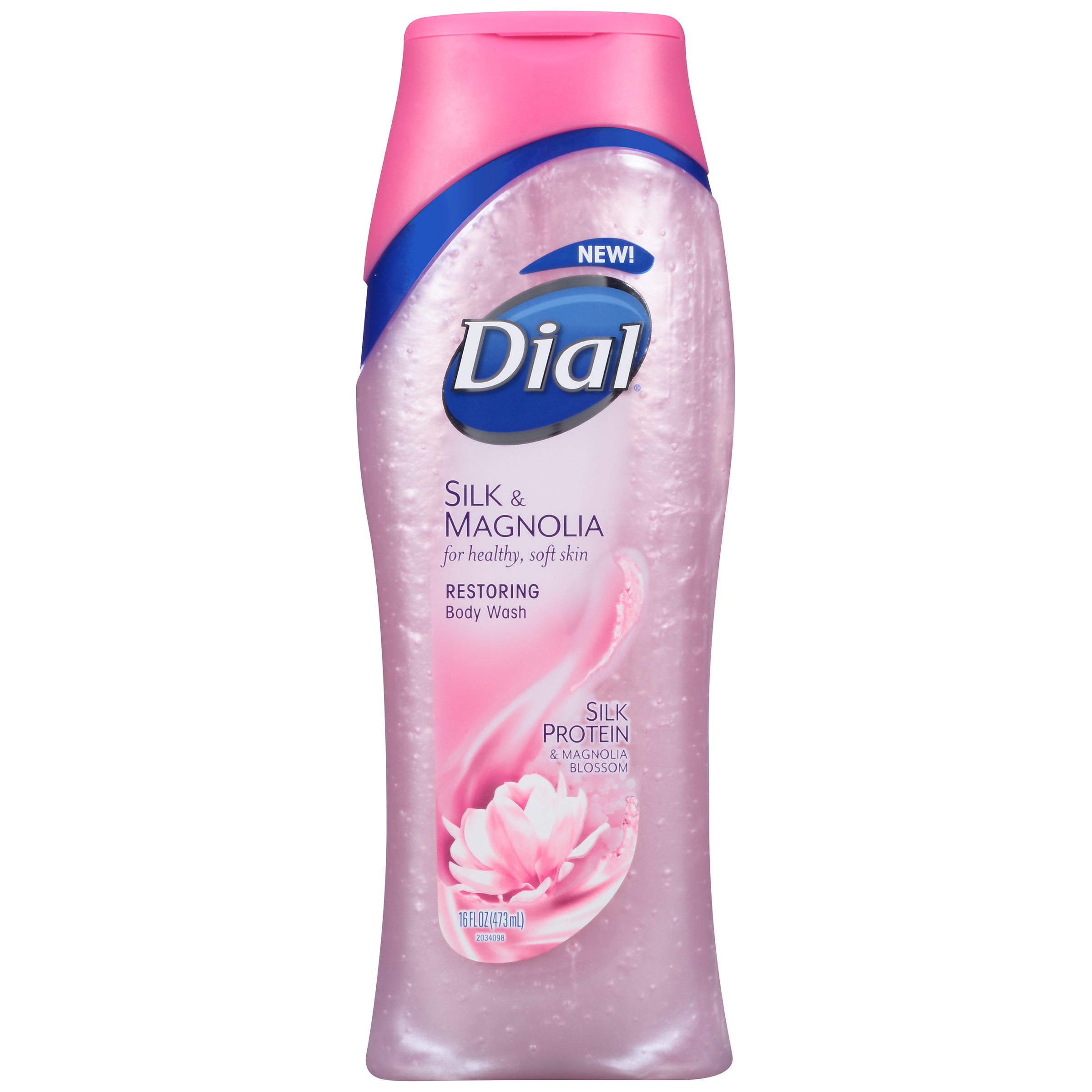 DIAL BODY WASH SILK MAGNOLIA 16Z