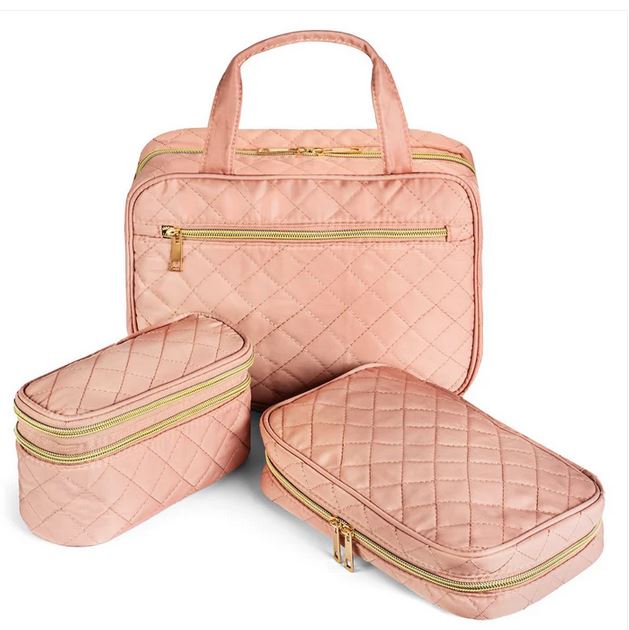 TRAVEL MAKEUP BRUSHE SET ROSE GL