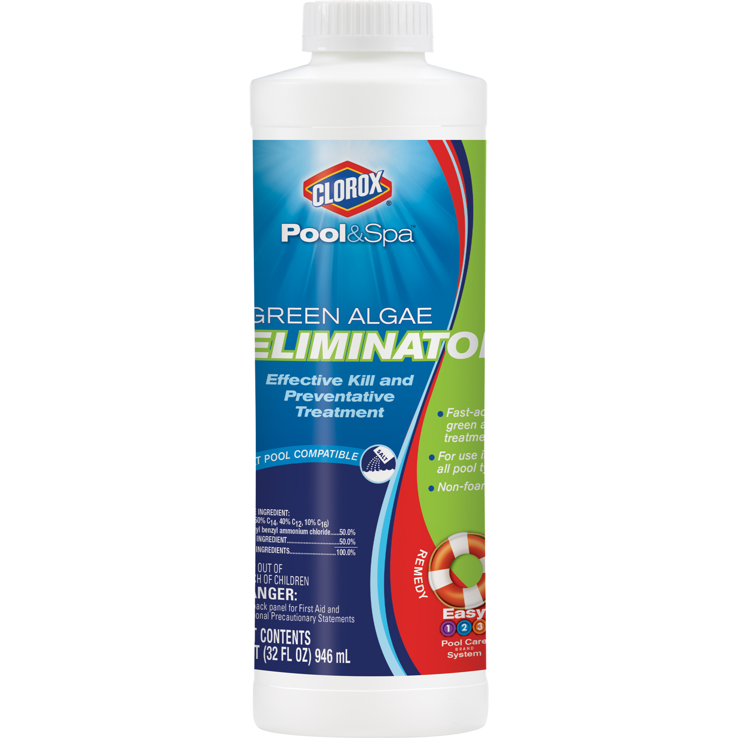 POOL&SPA ELIMNTR GREEN ALGAE 32Z