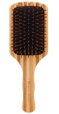 DELUXE BAMBOO PADDLE HAIR BRUSH