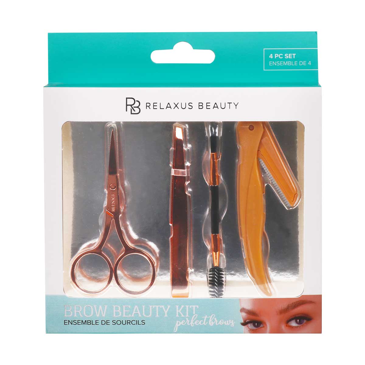 RB BROW BEAUTY KIT 4PK