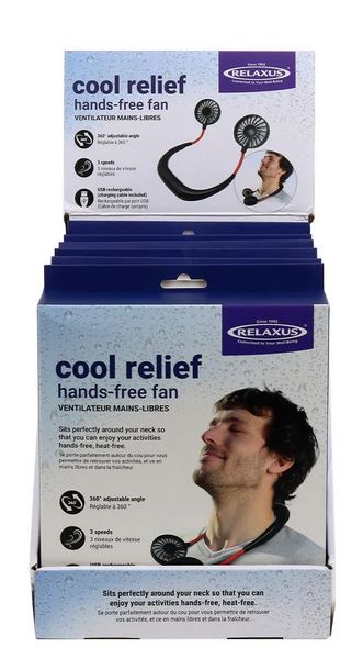 COOL REFLIEF HAND FREE FAN