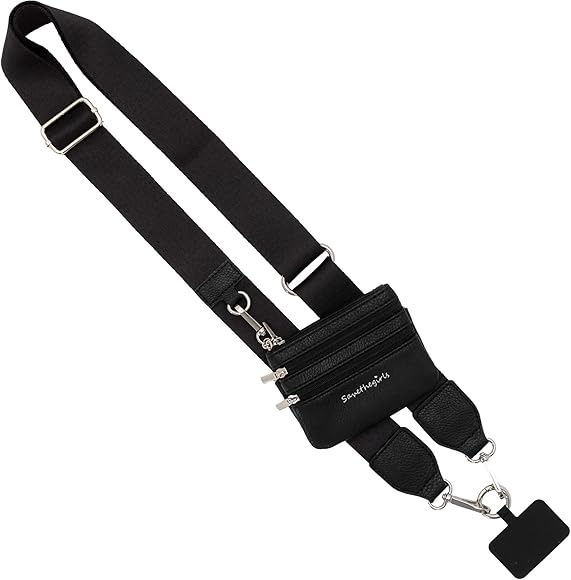 CLIP&GO STRAP ZIPP/POUCH BLACK