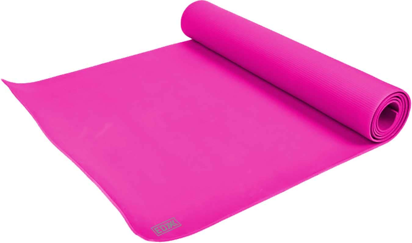 EDX Solid 5mm Fitness Yoga Mat, Pink