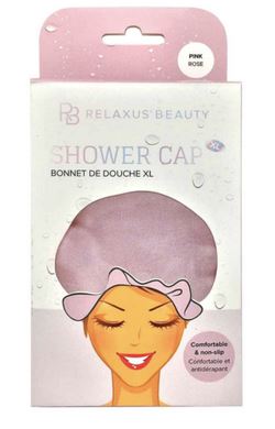RB SHOWER CAP XL PNK/BLK