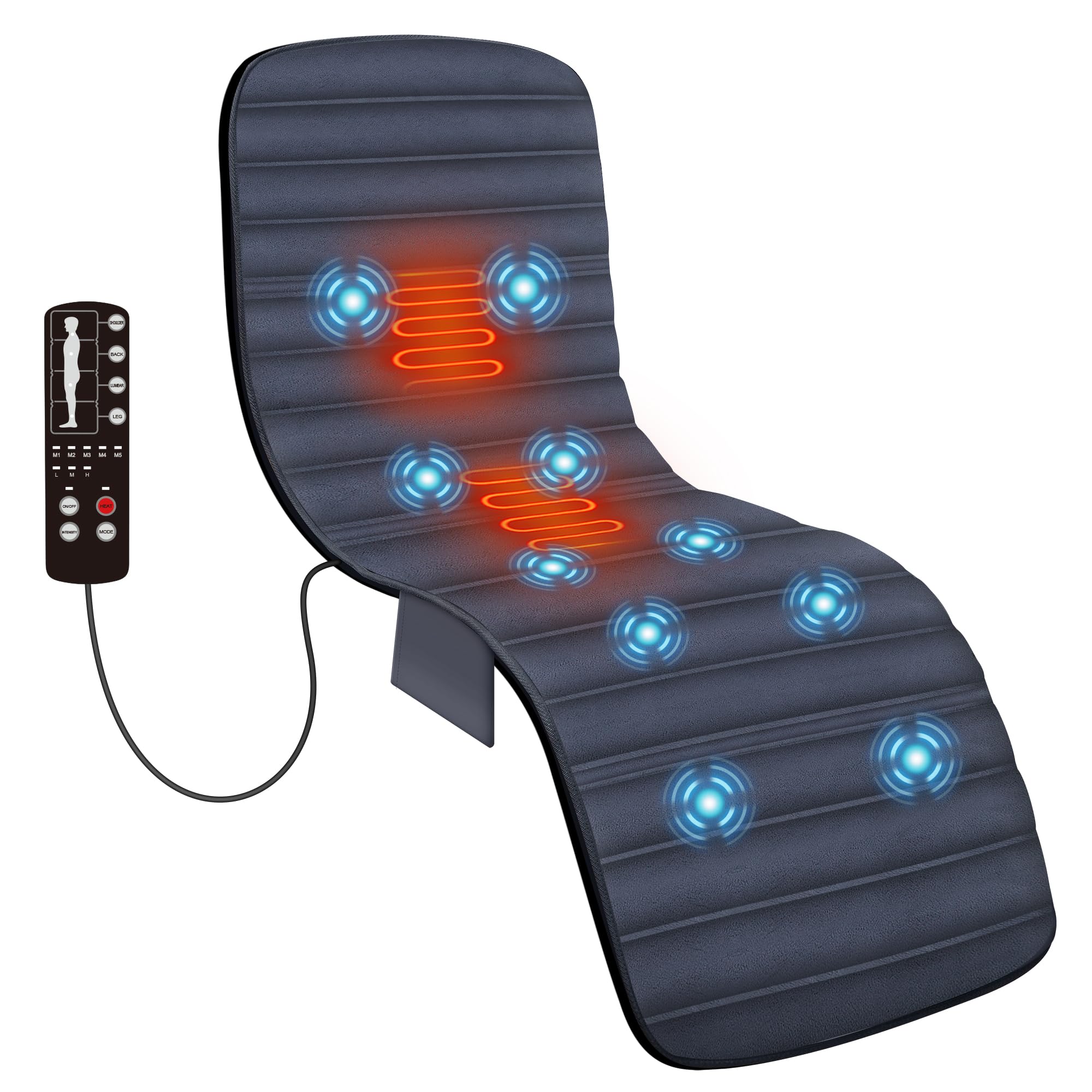 BODY MASSAGER W/HEAT MOTOR