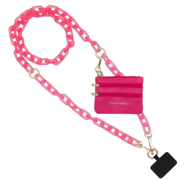 CLIP&GO STRAP POUCH HOT PINK/BLK