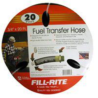Fill-Rite FRH07520 Fuel Transfer Hose, 20 ft L, Neoprene