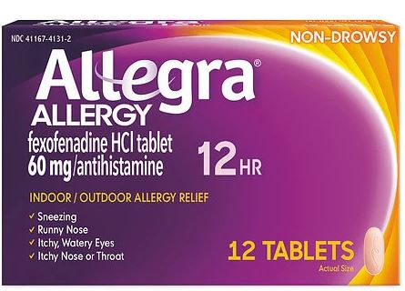 ALLEGRA ADULT 60MG 12HR 12S
