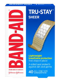 BAND AID TRU-STAY SHEER 1SIZE 40