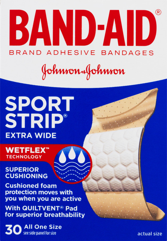BAND AID CUSHION CARE SPORT 30s