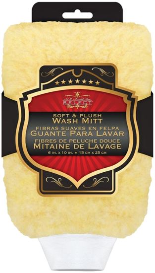 WASH MITT ACRYL W/CUFF 6X10IN