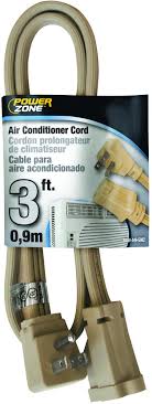 PowerZone Spt-3 Ac Extension Cord, 14/3, 3 Ft, Vinyl