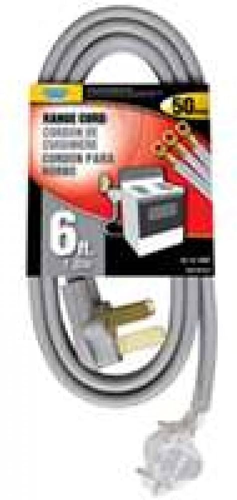 PowerZone Srdt Range Cord, 6/2, 8/1, 6 Ft