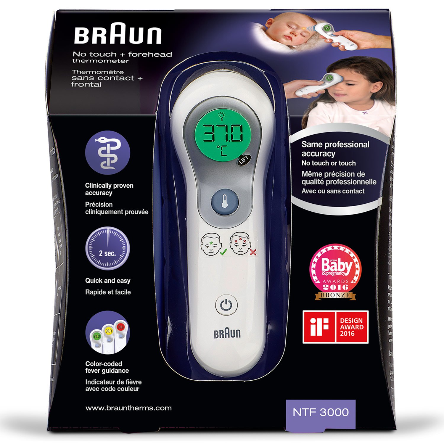 NO TOUCH&FOREHEAD THERMOMETER