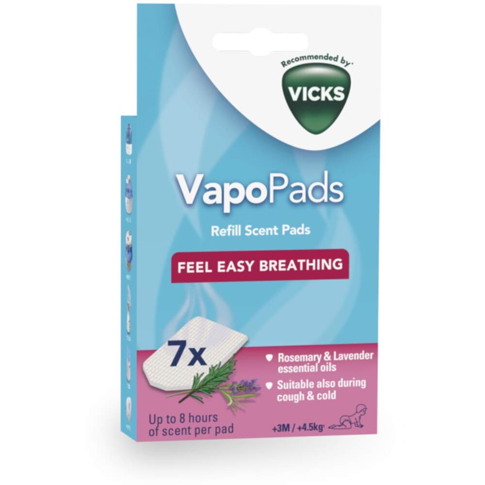 VICKS BABY RUB W/LESS SCENT PADS