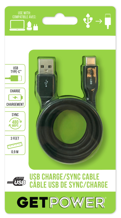 GETPOWER USB-C CHARGE CABLE