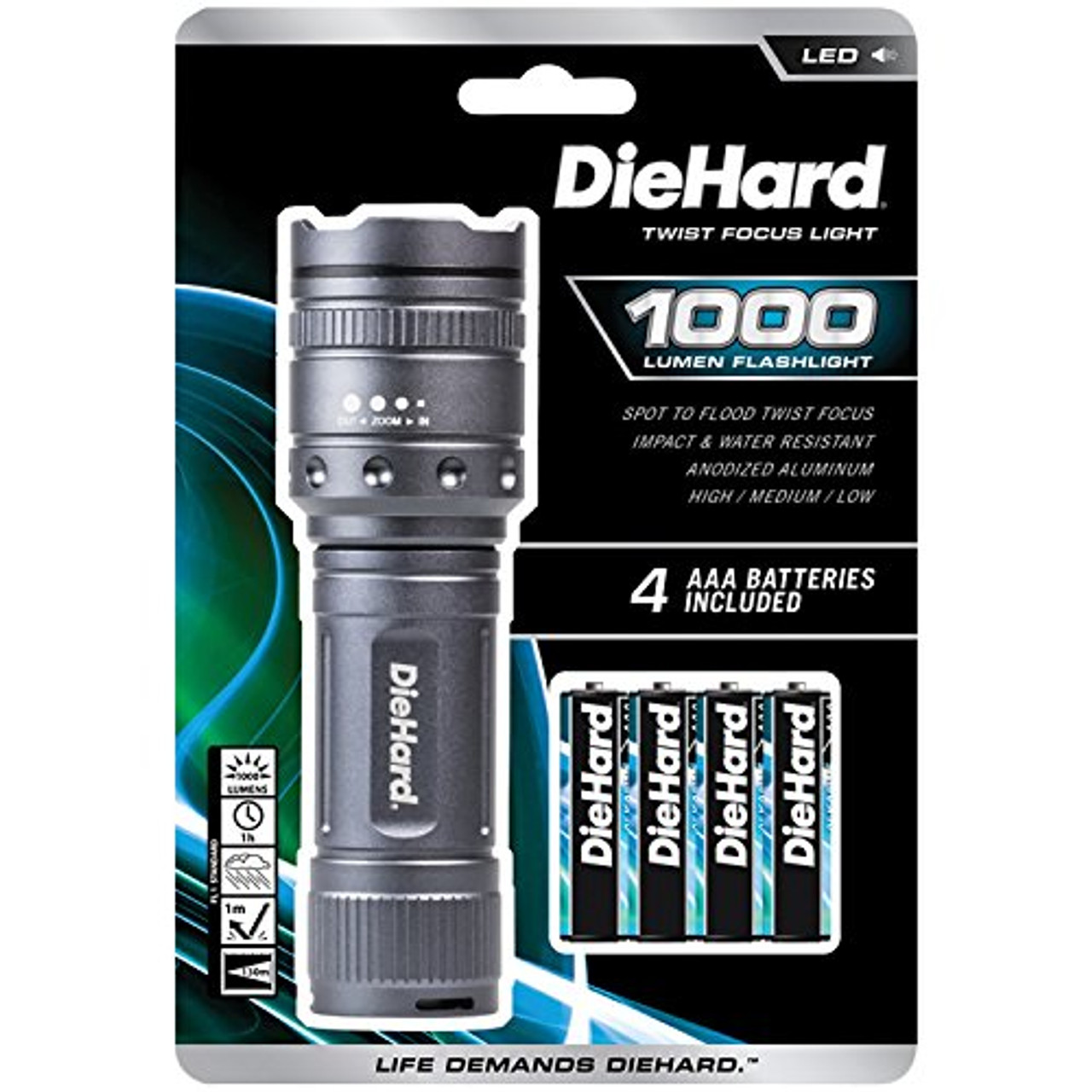 FLASHLITE DIEHARD 4AAA 1000L