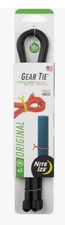 Gear Tie Reuse Twist Tie 32" Blk