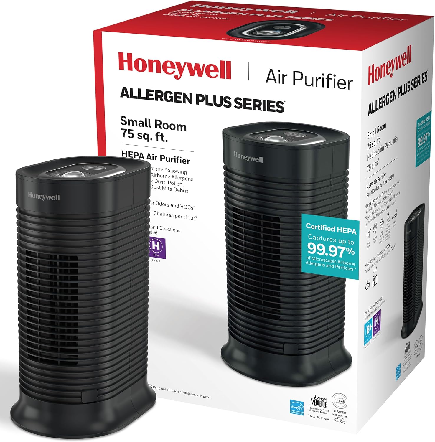 HEPA COMPACT AIR PURIFIER REMOVE
