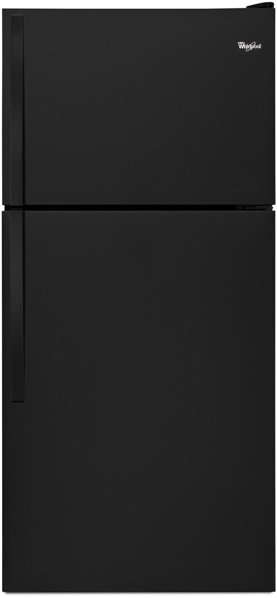 Whirpool 18 cu. ft. Wide Top Freezer Refrigerator | Black