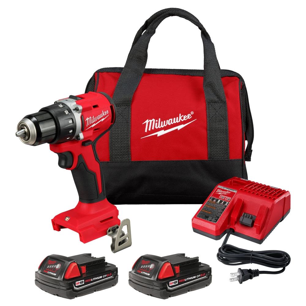 Milwaukee M18 Compact 1/2 in Drill/Driver Kit 3601-22CT