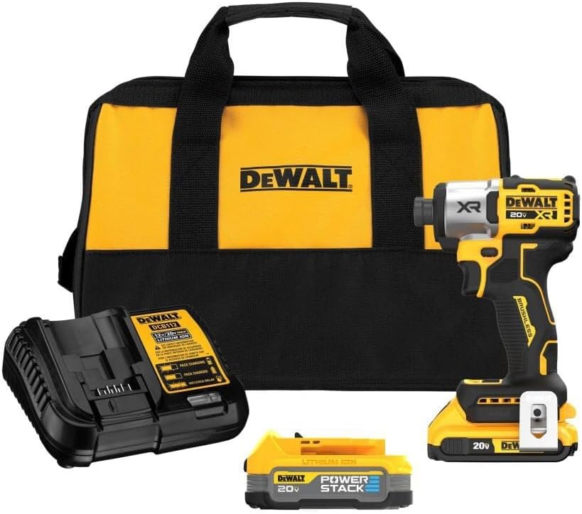 DEWALT 20V MAX XR 1/4in Impact Driver Kit DCF845D1E1