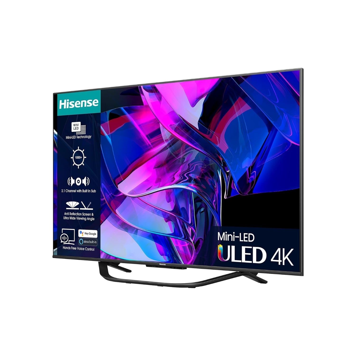 HISENSE 65" U7 QLED UHD 4K TV