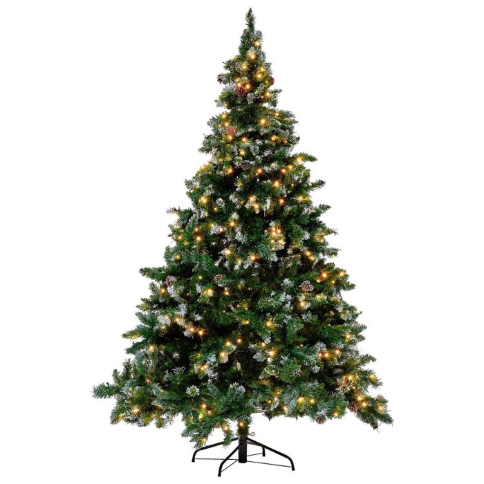 3'TWINKLING PRELIT LED TREES GRN